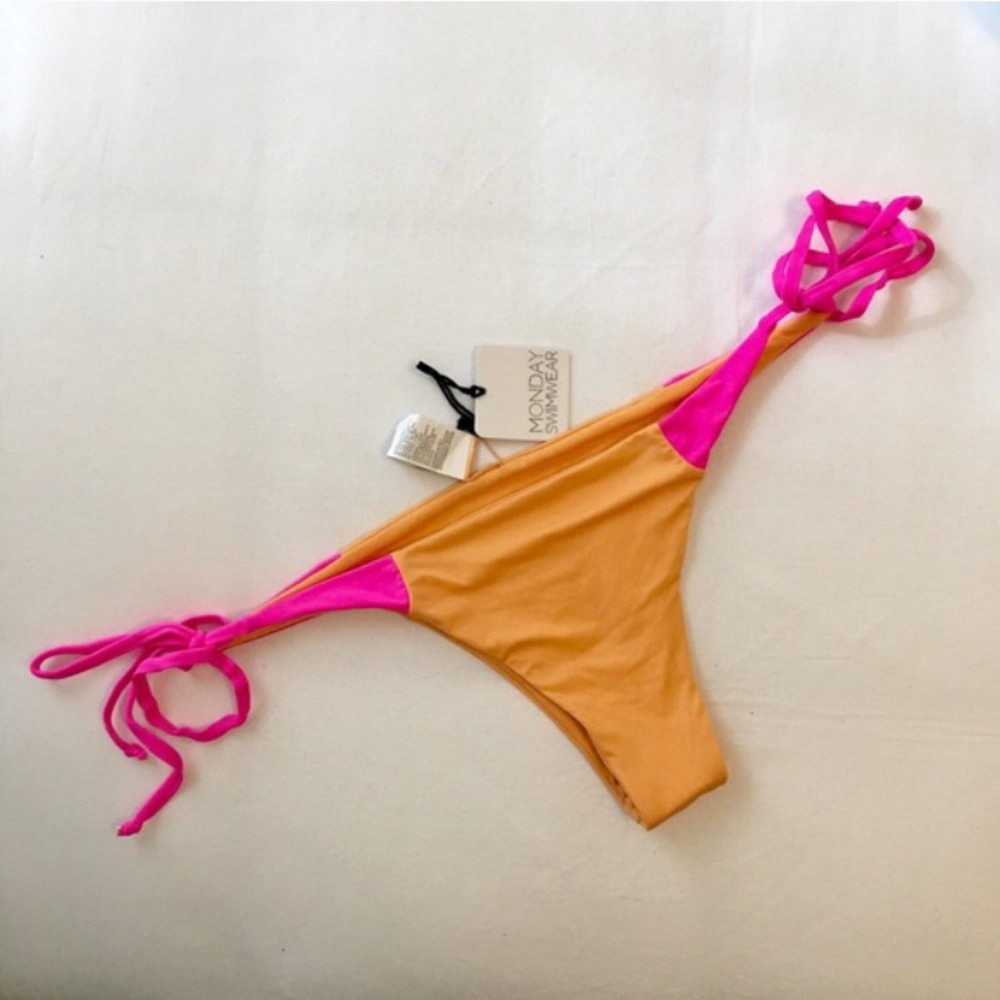 ISO Monday Swimwear color block bottoms - Picture 2 of 2